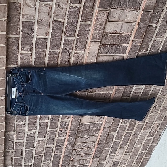 Abercrombie and Fitch Dark Flare Jeans Size 8 W 29 - Picture 5 of 8